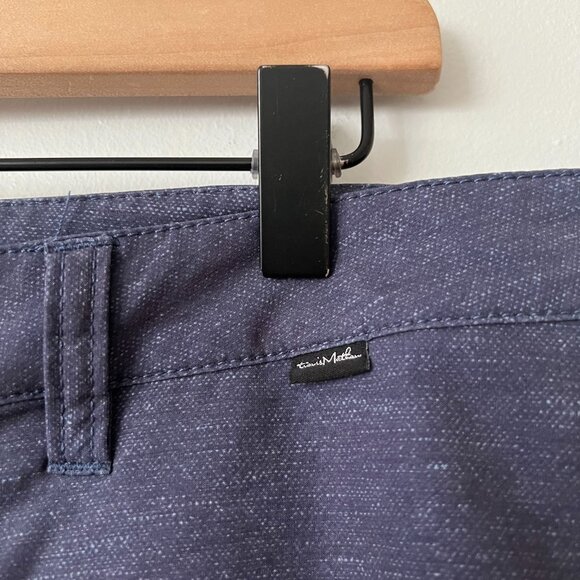 Travis Mathew Proceed With Caution Hybrid Golf Chino Shorts Blue Men's Size 36 - Picture 4 of 8